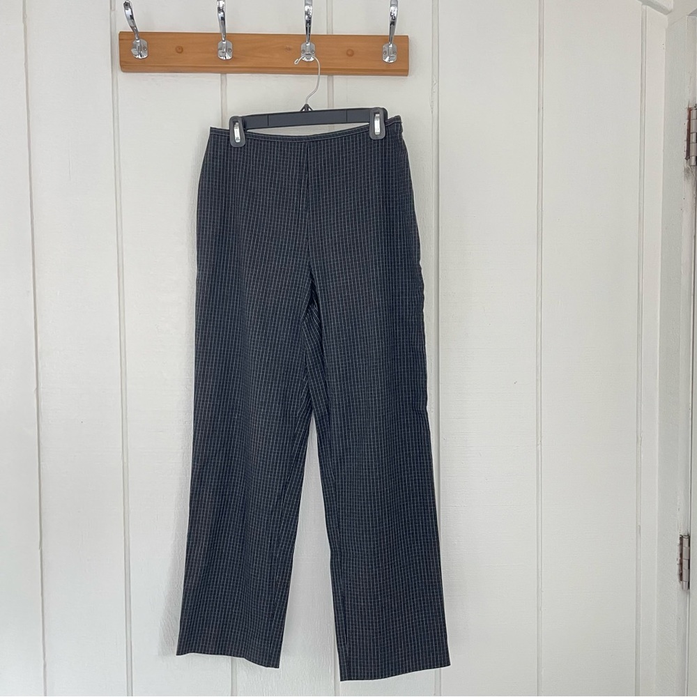Vintage the Limited windowpane black trousers